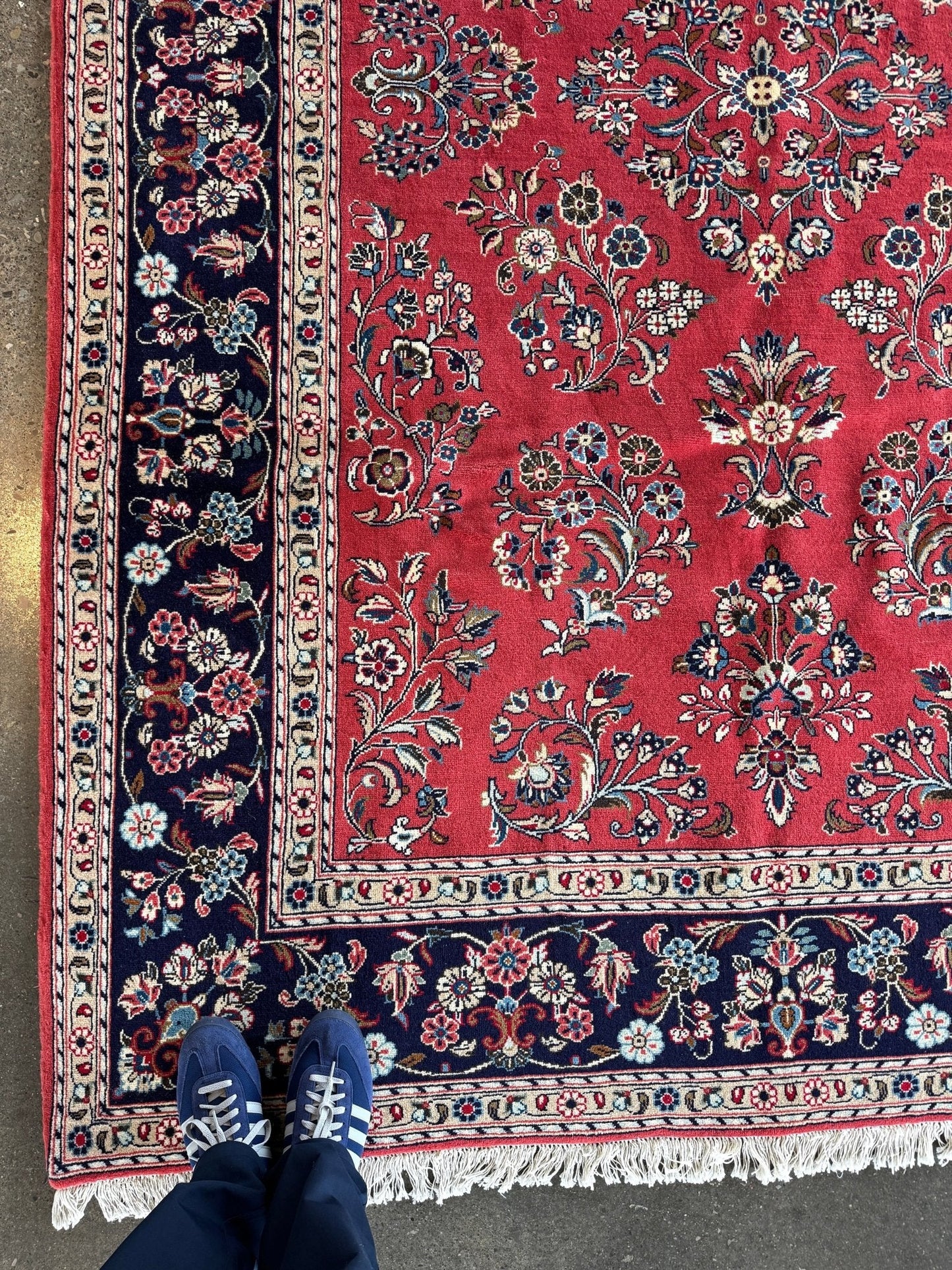 Persian Sarouk Rug | 6' 11" x 9' 10"