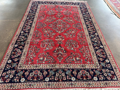 Persian Sarouk Rug | 6' 11" x 9' 10"