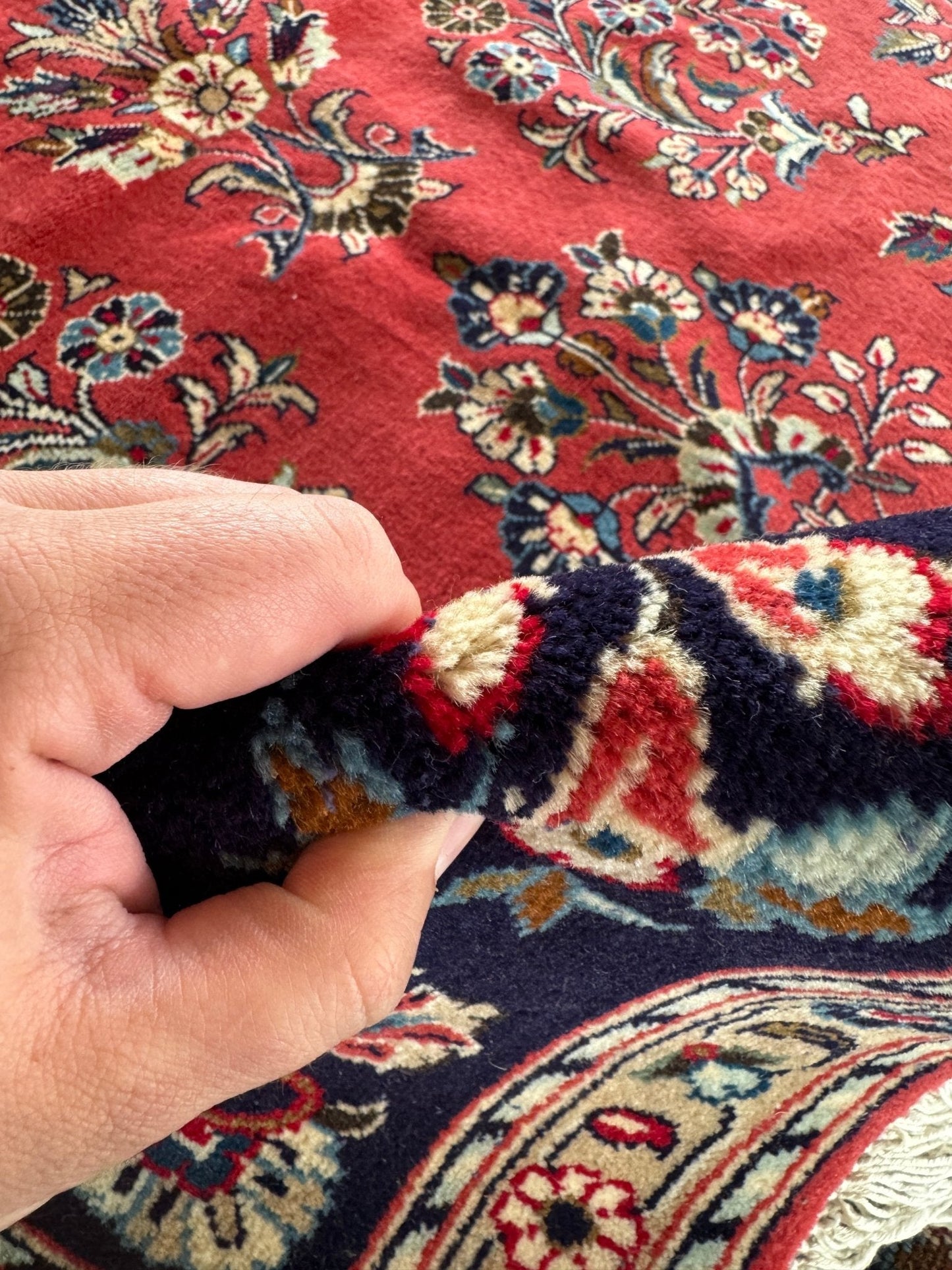 Persian Sarouk Rug | 6' 11" x 9' 10"