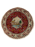 Persian Tabriz Round Rug | 3' 1"