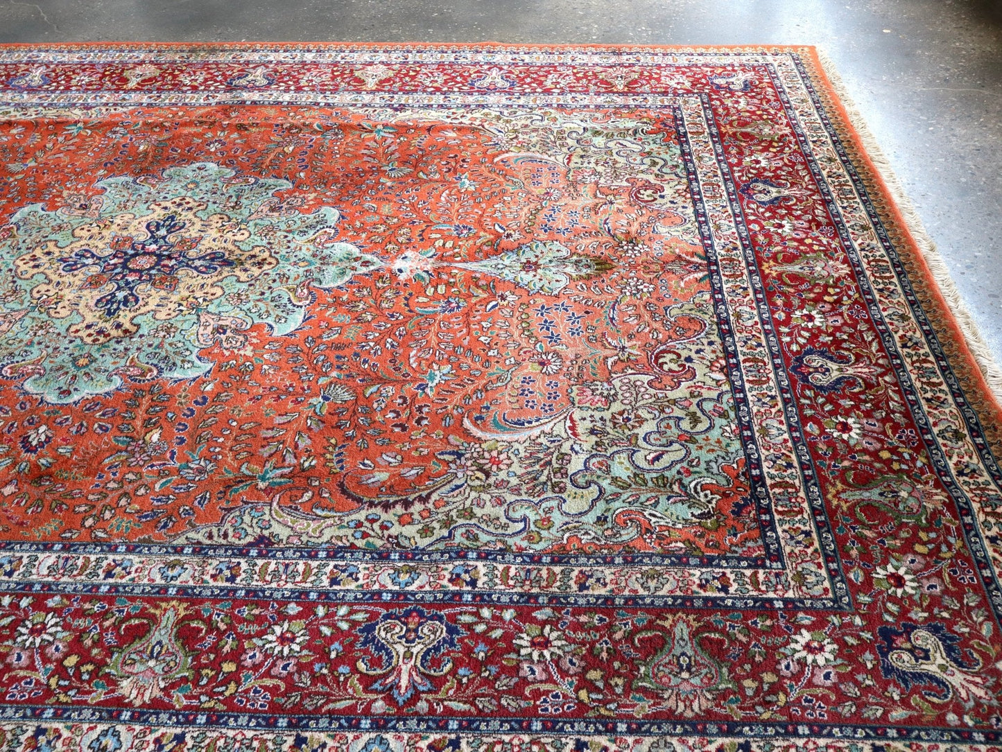 Persian Tabriz Rug | 10' x 13' 9"