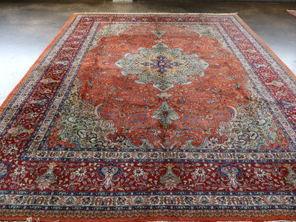 Persian Tabriz Rug | 10' x 13' 9"