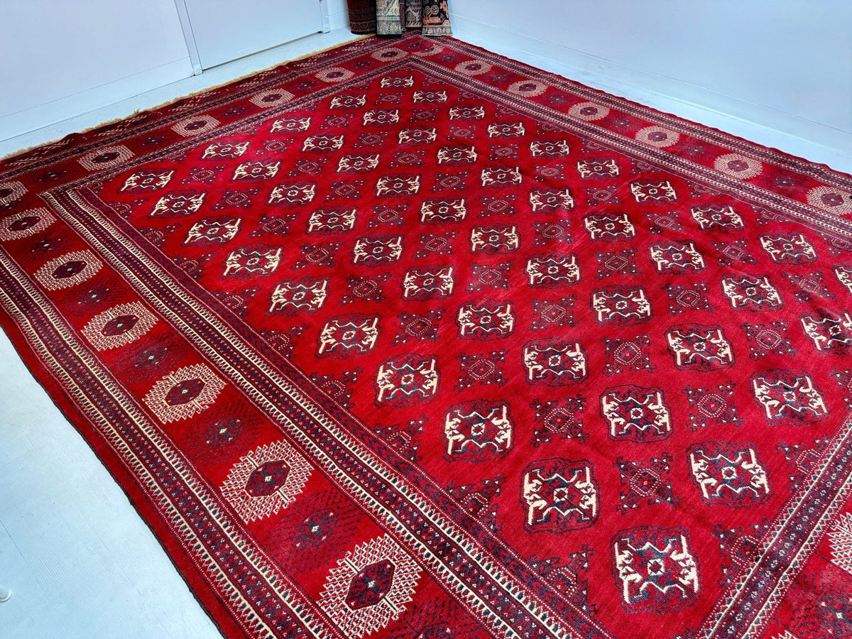 Persian Turkmen Rug | 10' x 12' 7"