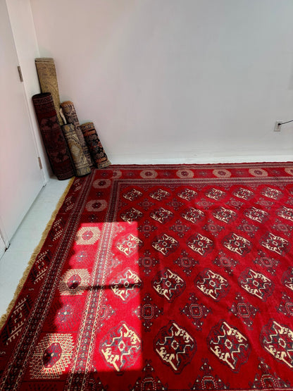 Persian Turkmen Rug | 10' x 12' 7"