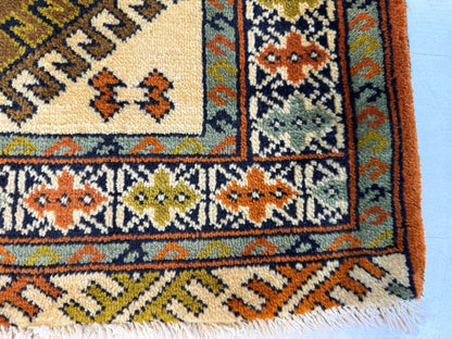 Persian Turkmen Rug | 2' 1” x 2' 11"