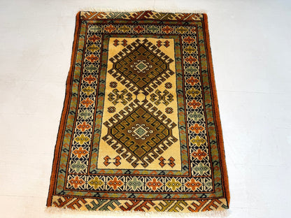 Persian Turkmen Rug | 2' 1” x 2' 11"