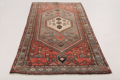 Persian Zanjan Rug | 4' 3" x 7' 10"