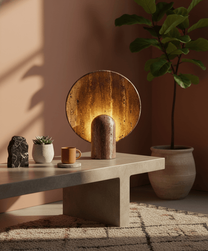 Petra Natural Stone Table Lamp