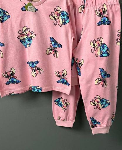 STlTCH'ed Night Cotton Pyjama Set