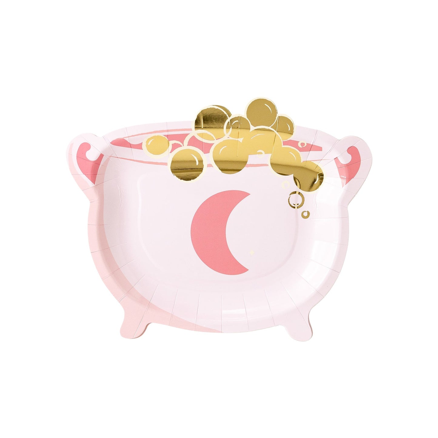 Pink Cauldron Paper Plates