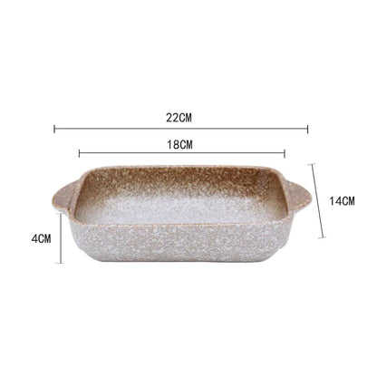 Creative Ceramic Baking Bowl for Microwave Use