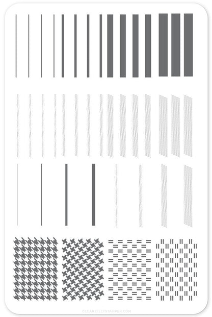 Clear Jelly Stamper - Got Plaid? Stamping Plate