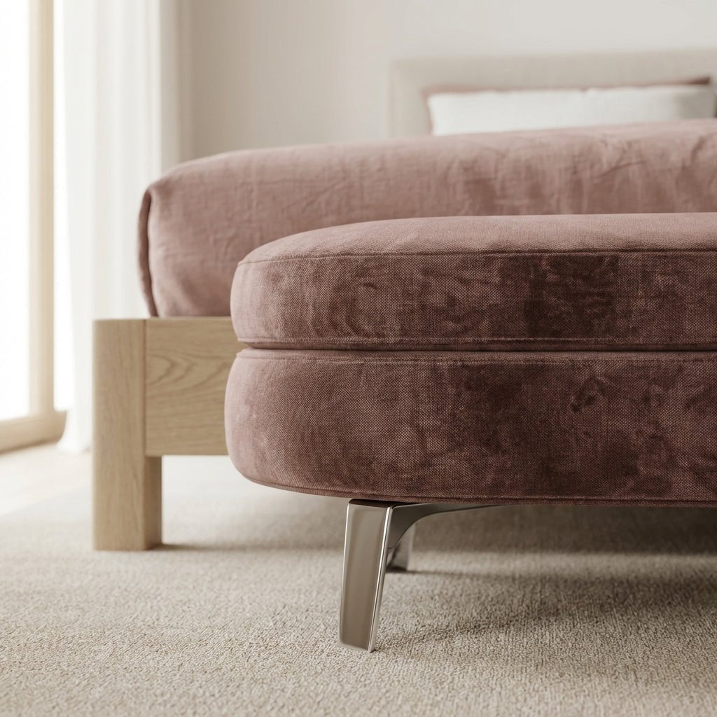 Plush Oval Bench
