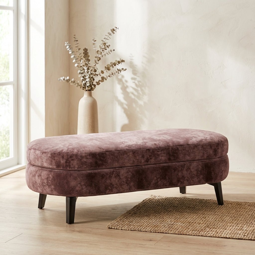 Plush Oval Bench
