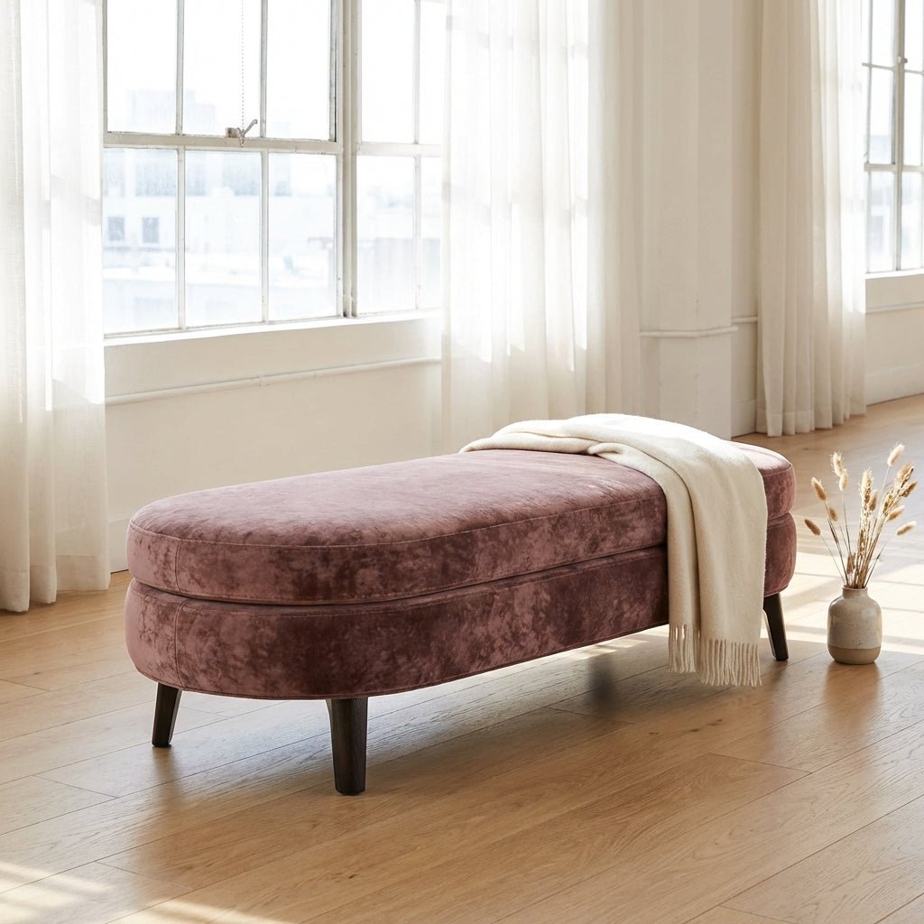 Plush Oval Bench