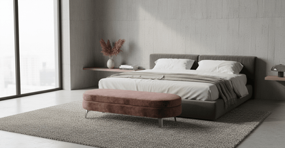 Plush Oval Bench