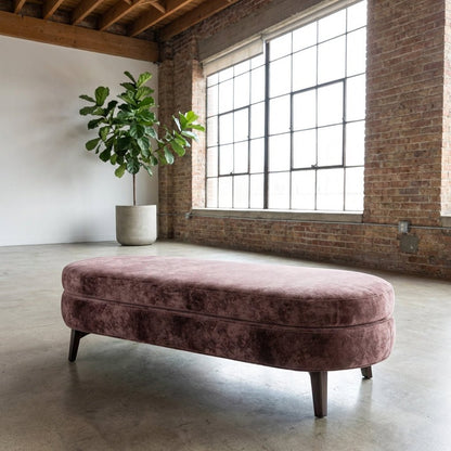 Plush Oval Bench