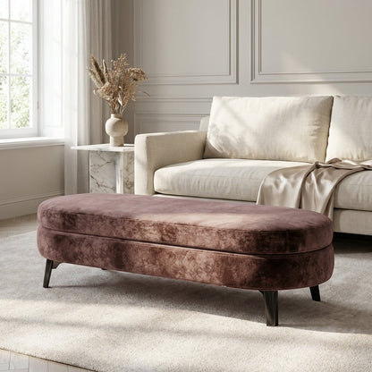 Plush Oval Bench