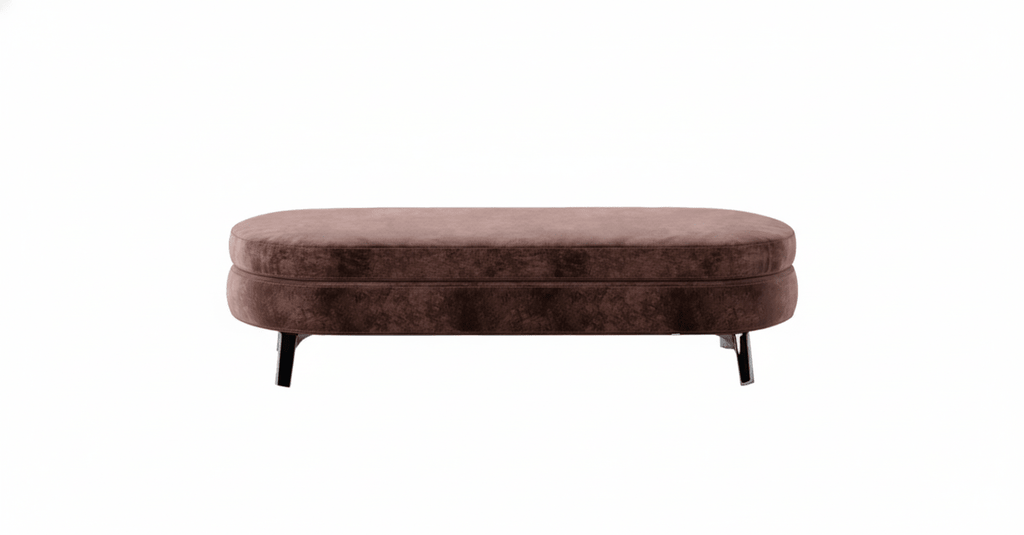 Plush Oval Bench