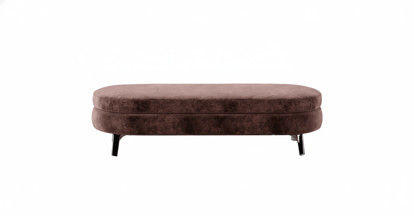 Plush Oval Bench