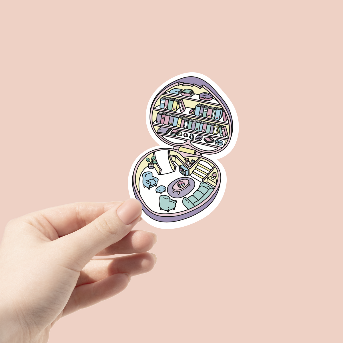 Pocket Library Sticker