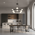 Polygon Prism Iron Chandelier