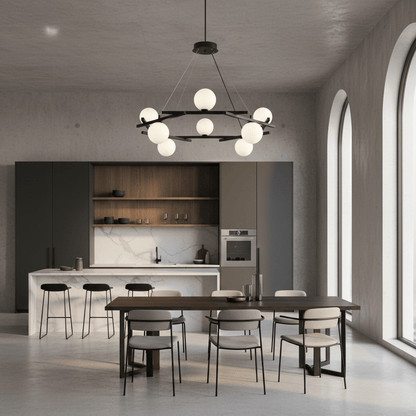 Polygon Prism Iron Chandelier