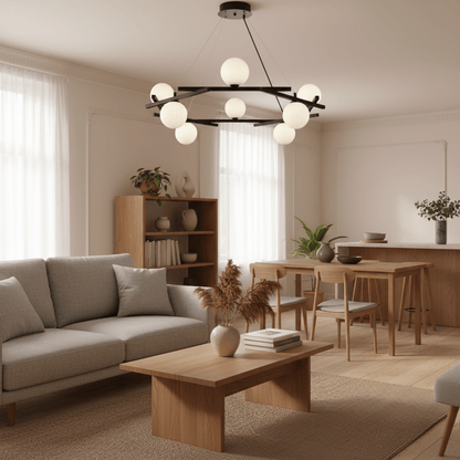 Polygon Prism Iron Chandelier