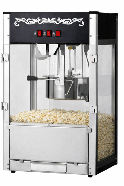12oz Black Canadian Commercial Popcorn Machine
