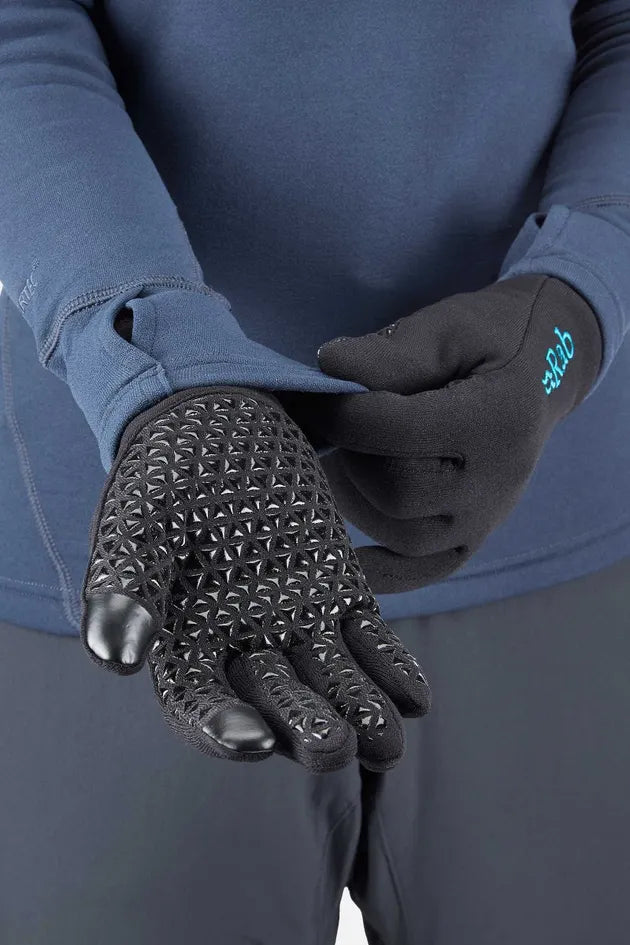 Rab Women's Polartec Power Stretch Gloves with Contact Grip Size XL