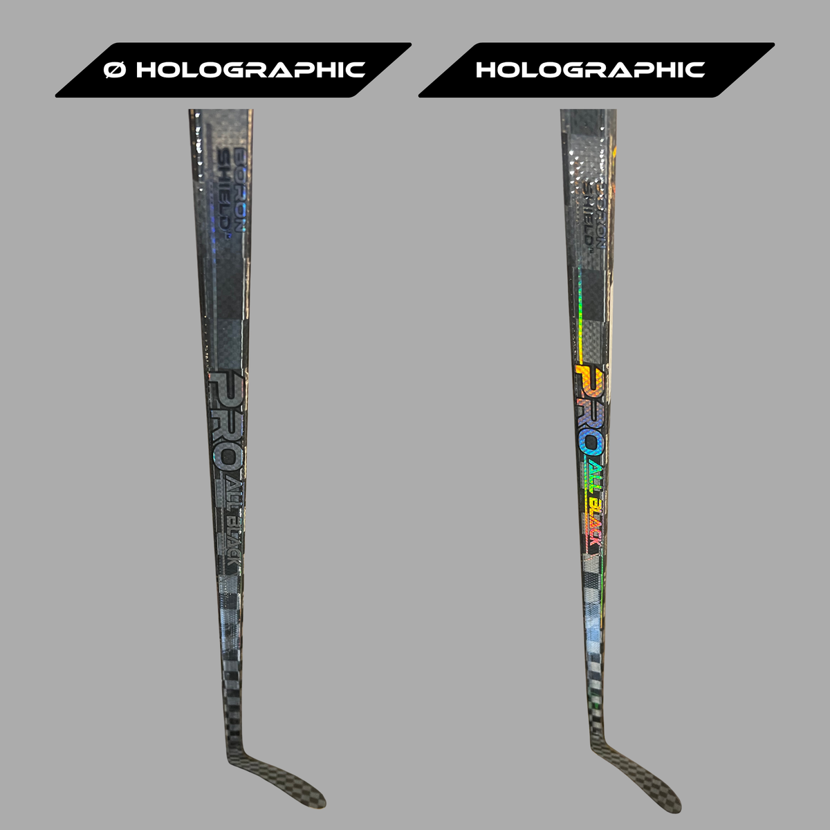 Bâton de hockey Pro All Black™ V2 – Senior