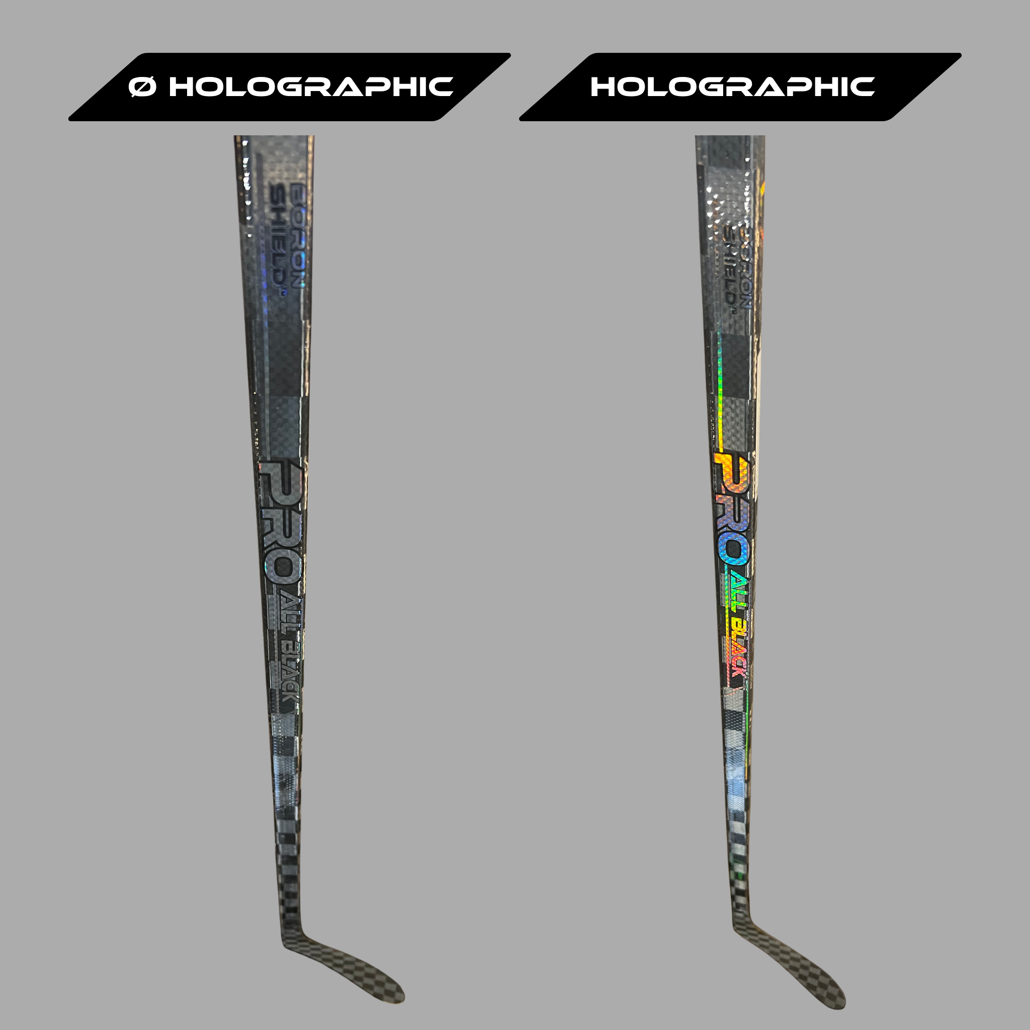 Bâton de hockey Pro All Black™ V2 – Senior