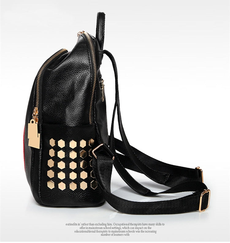 Designer Leather Backpack