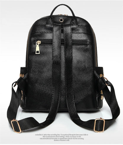 Designer Leather Backpack