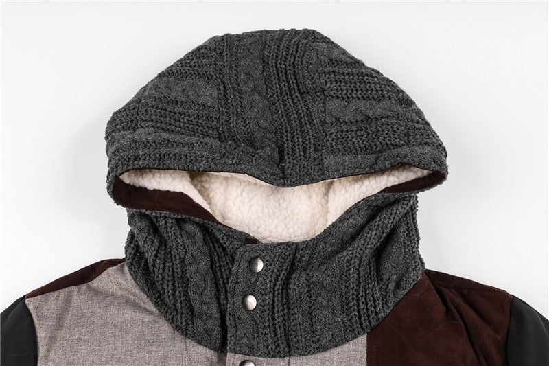 Knitted Hoodie Jacket