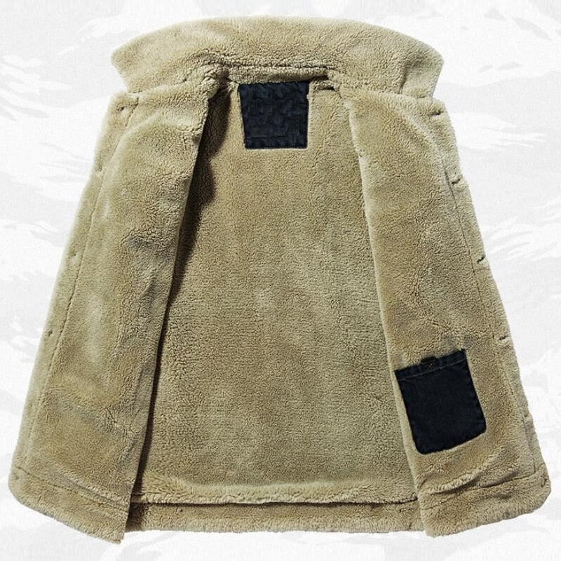 Denim Fleece Jacket