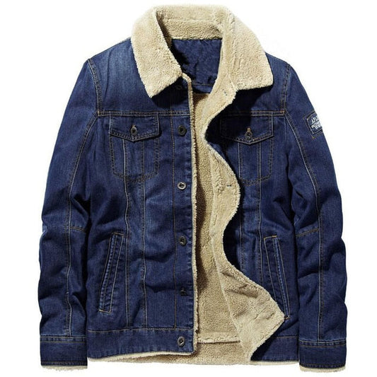 Denim Fleece Jacket
