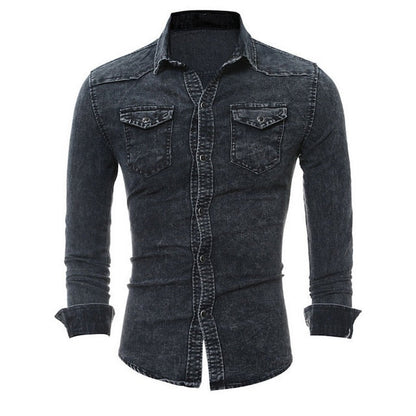 Double Pocket Denim Shirt