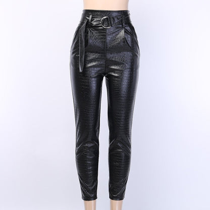 Belted Designer Pants