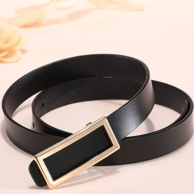 Skinny Leather Belt