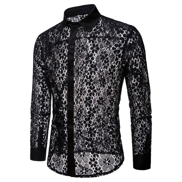Semi Transparent Dress Shirt