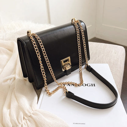 Leather Messenger Handbag