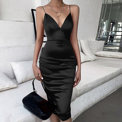 Satin Vestido
