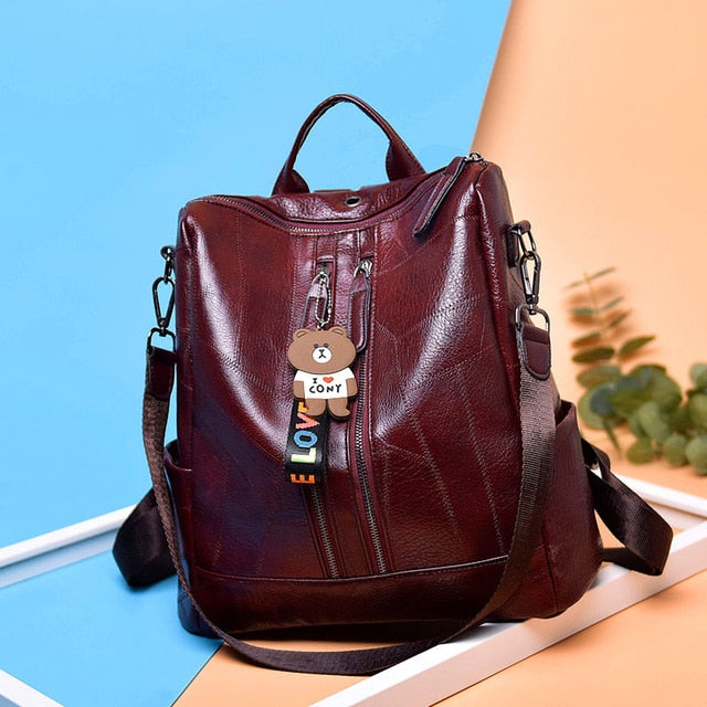 Leather Backpack