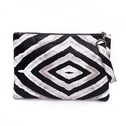 Leopard Print Wristlet Bag