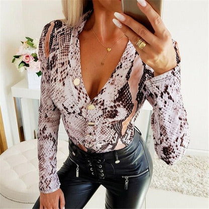 Leopard Print Blouse