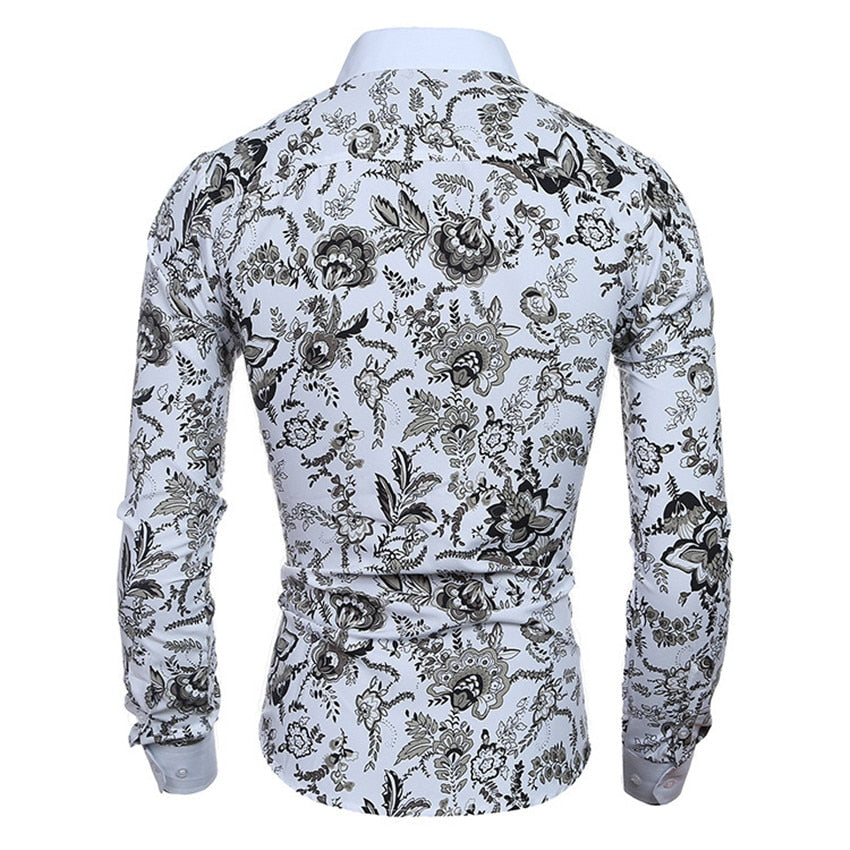 Floral Designer Dress Shirt