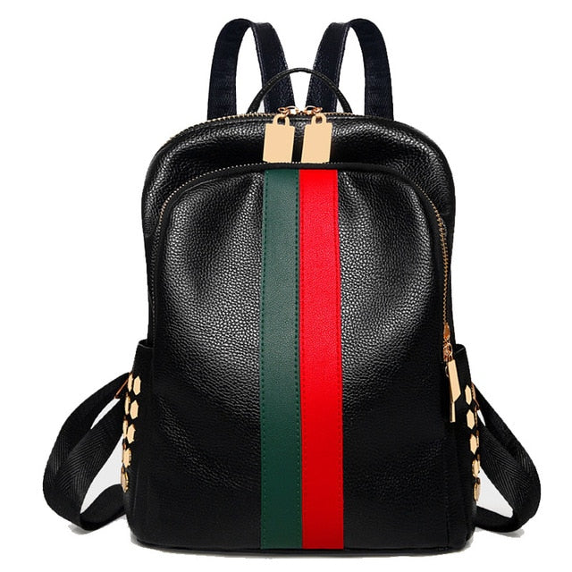 Designer Leather Backpack