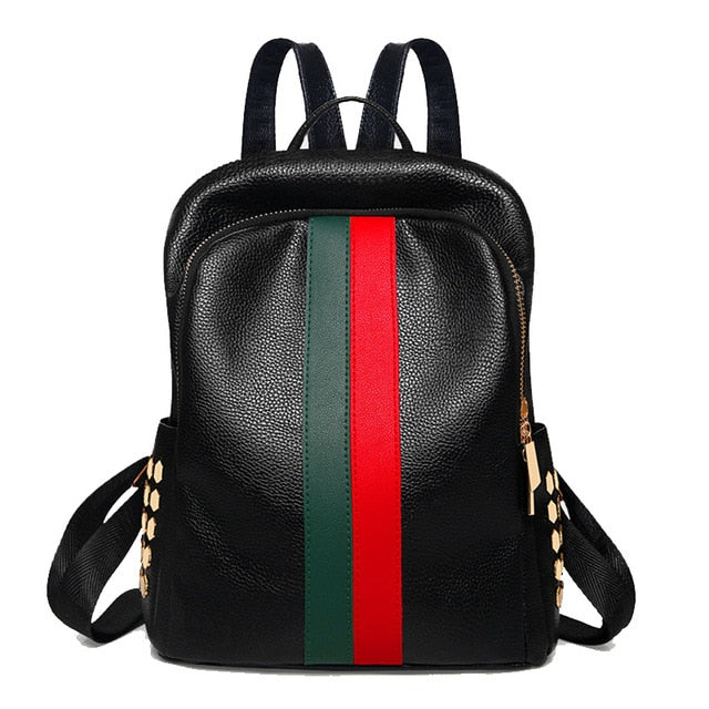 Designer Leather Backpack