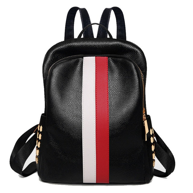 Designer Leather Backpack